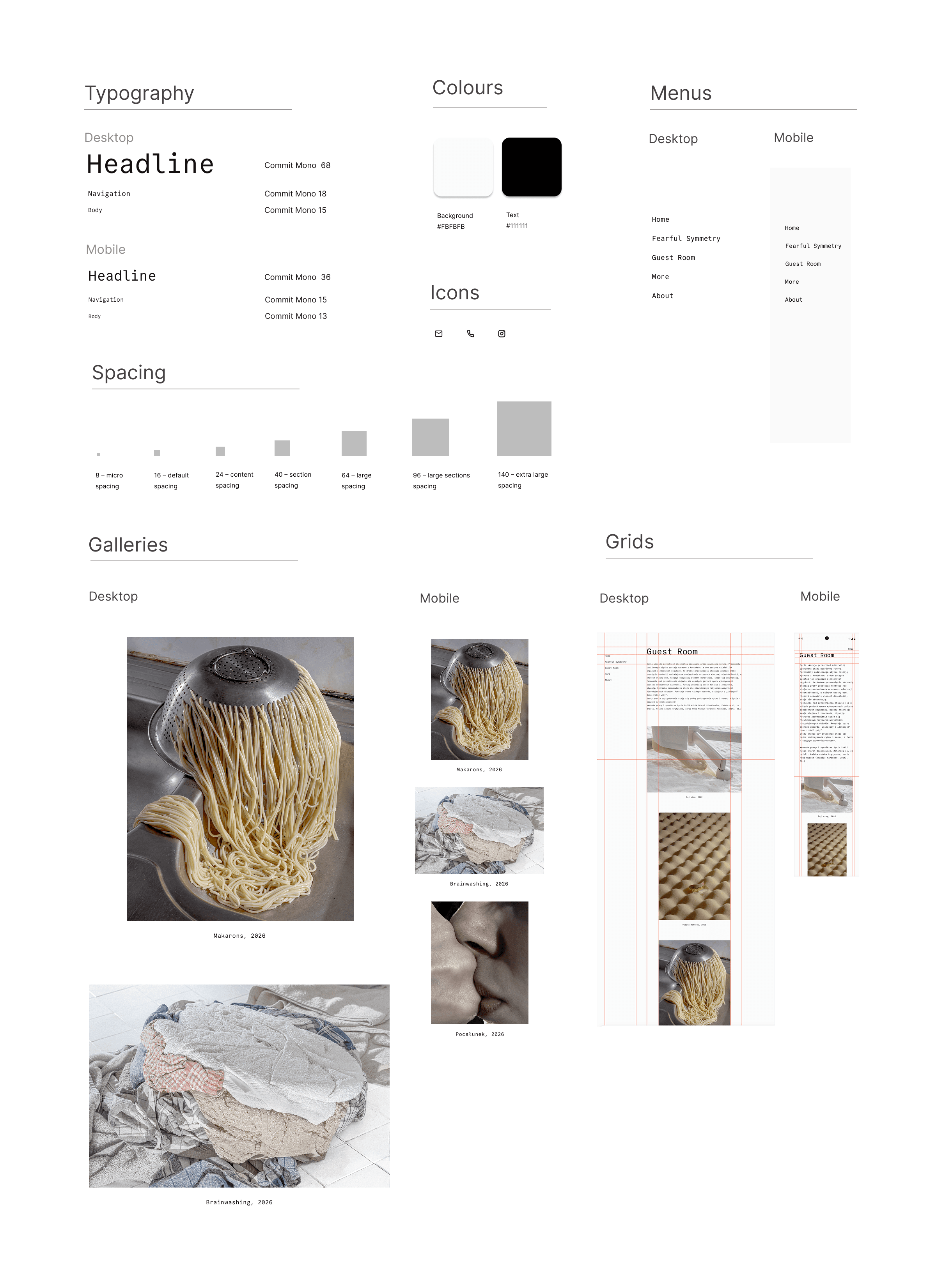 Visual inspiration — gallery and editorial references
